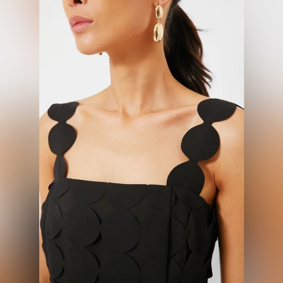 Tuckernuck Hyacinth House Black Multi Circle Mercedes Midi Dress XS NWT - Picture 6 of 6